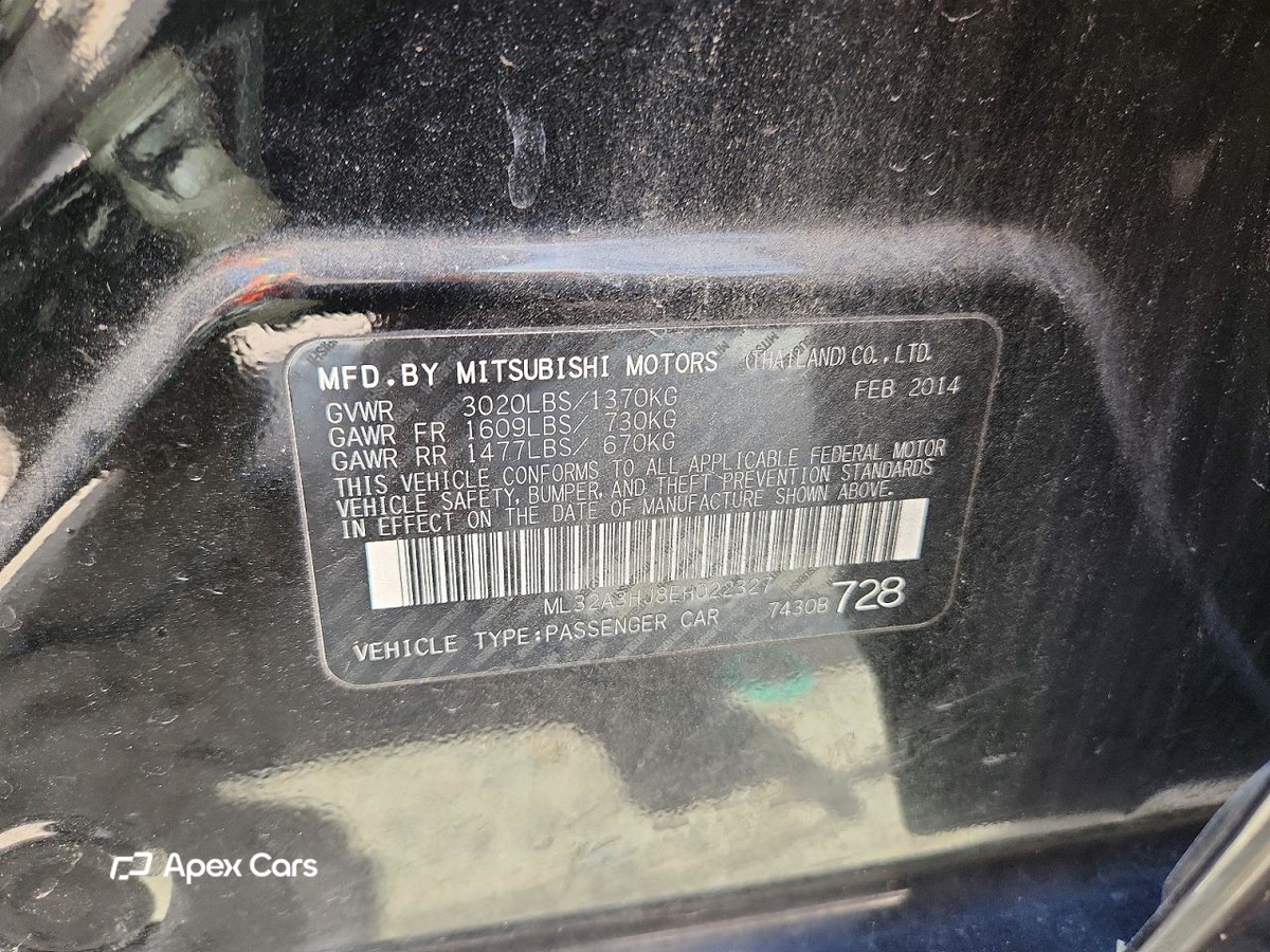 Mitsubishi Mirage 2014