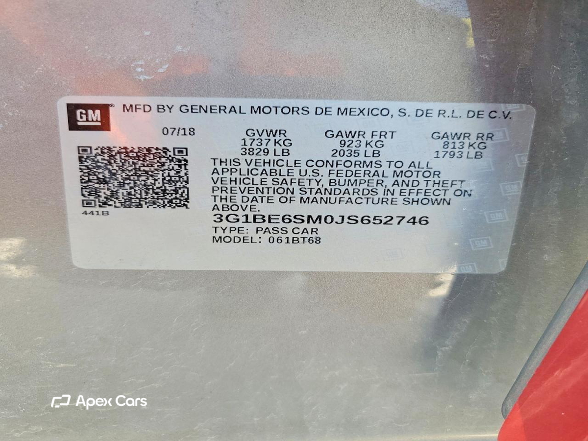Chevrolet Cruze 2018
