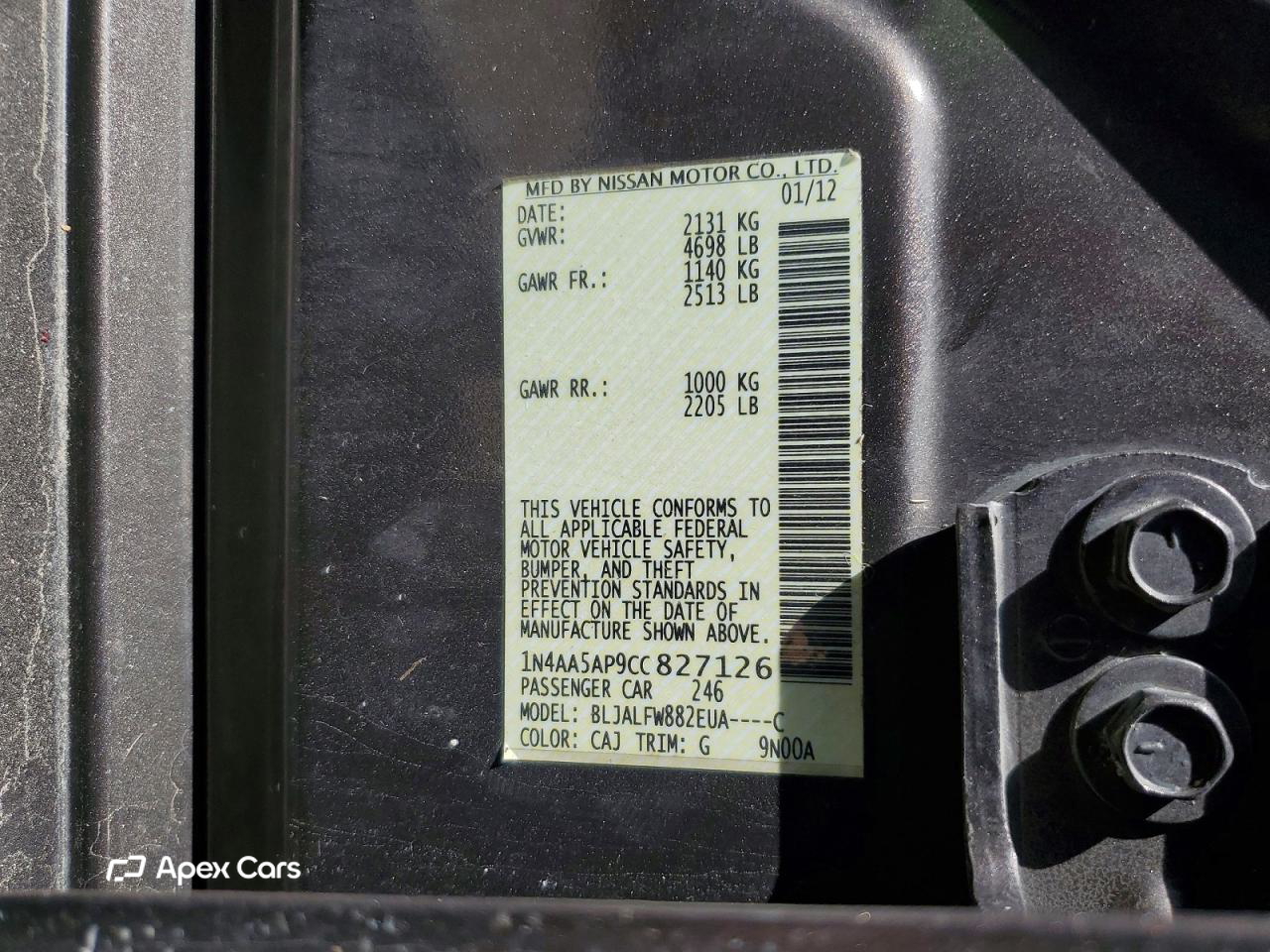 Nissan Maxima 2012