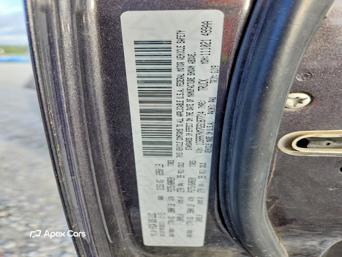 RAM 1500 2016