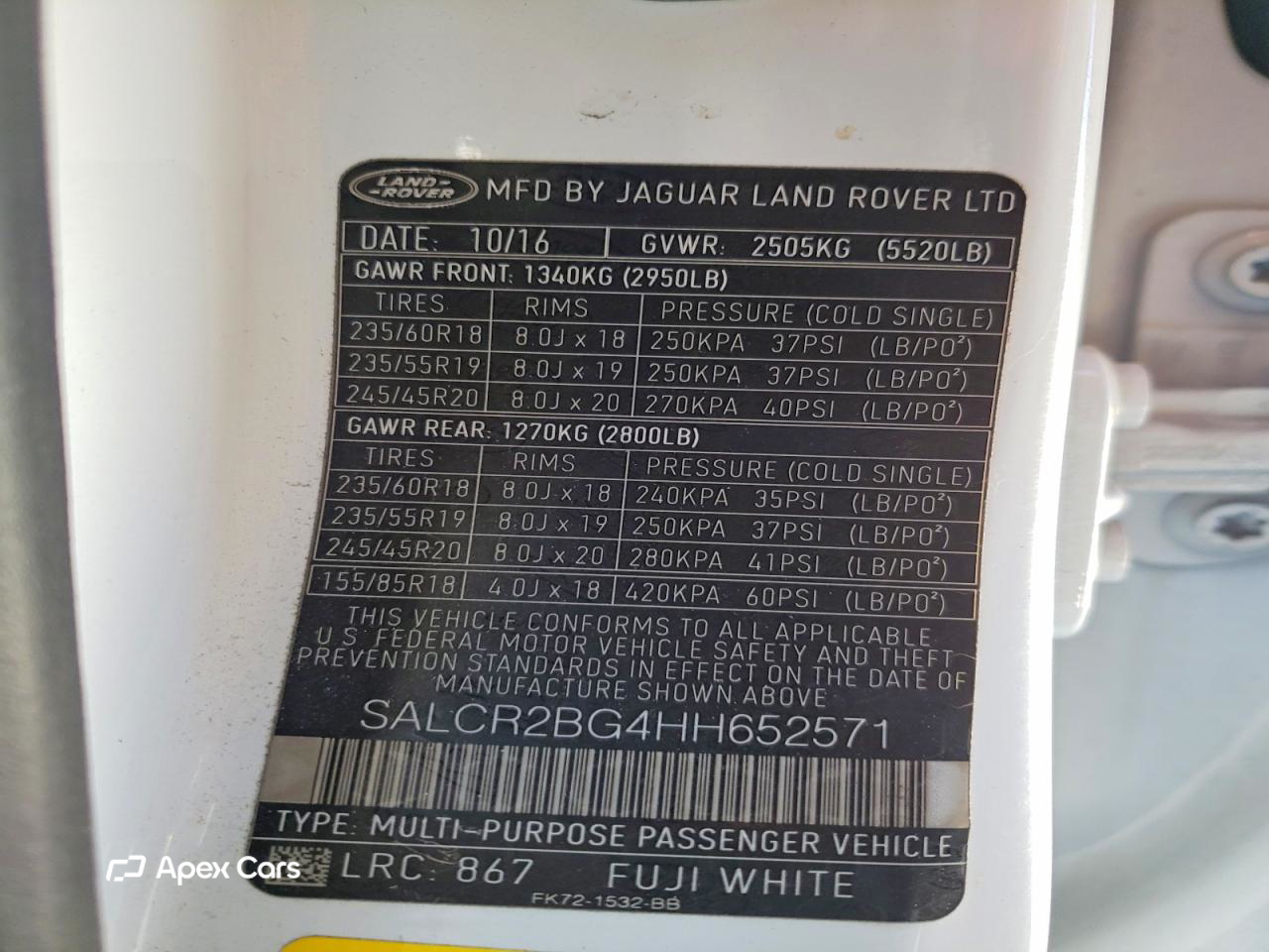 Land Rover Discovery 2017