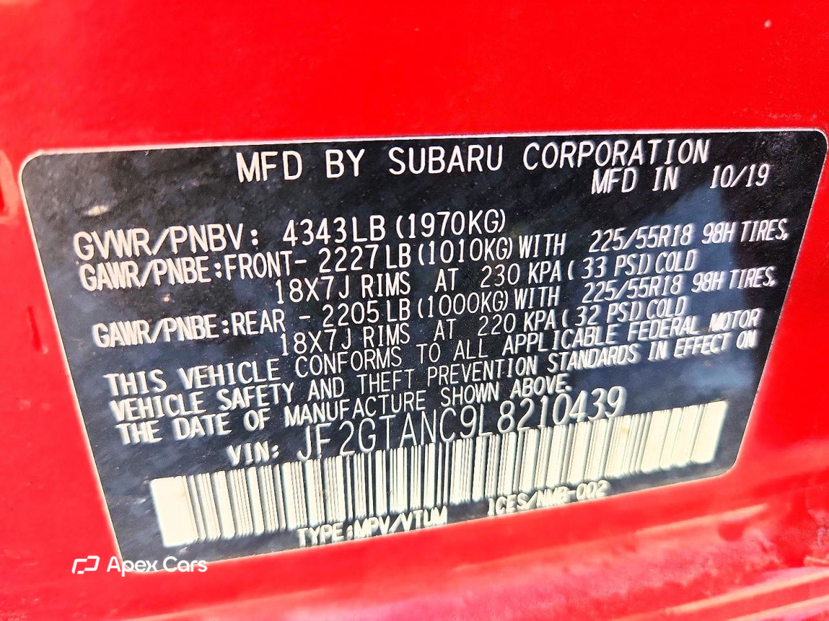 Subaru XV 2020
