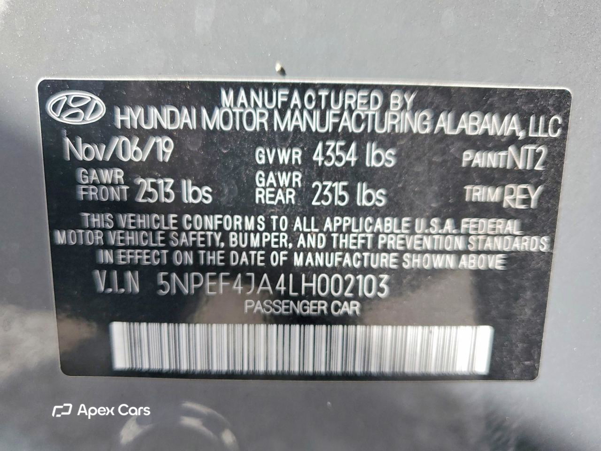 Hyundai Sonata 2020