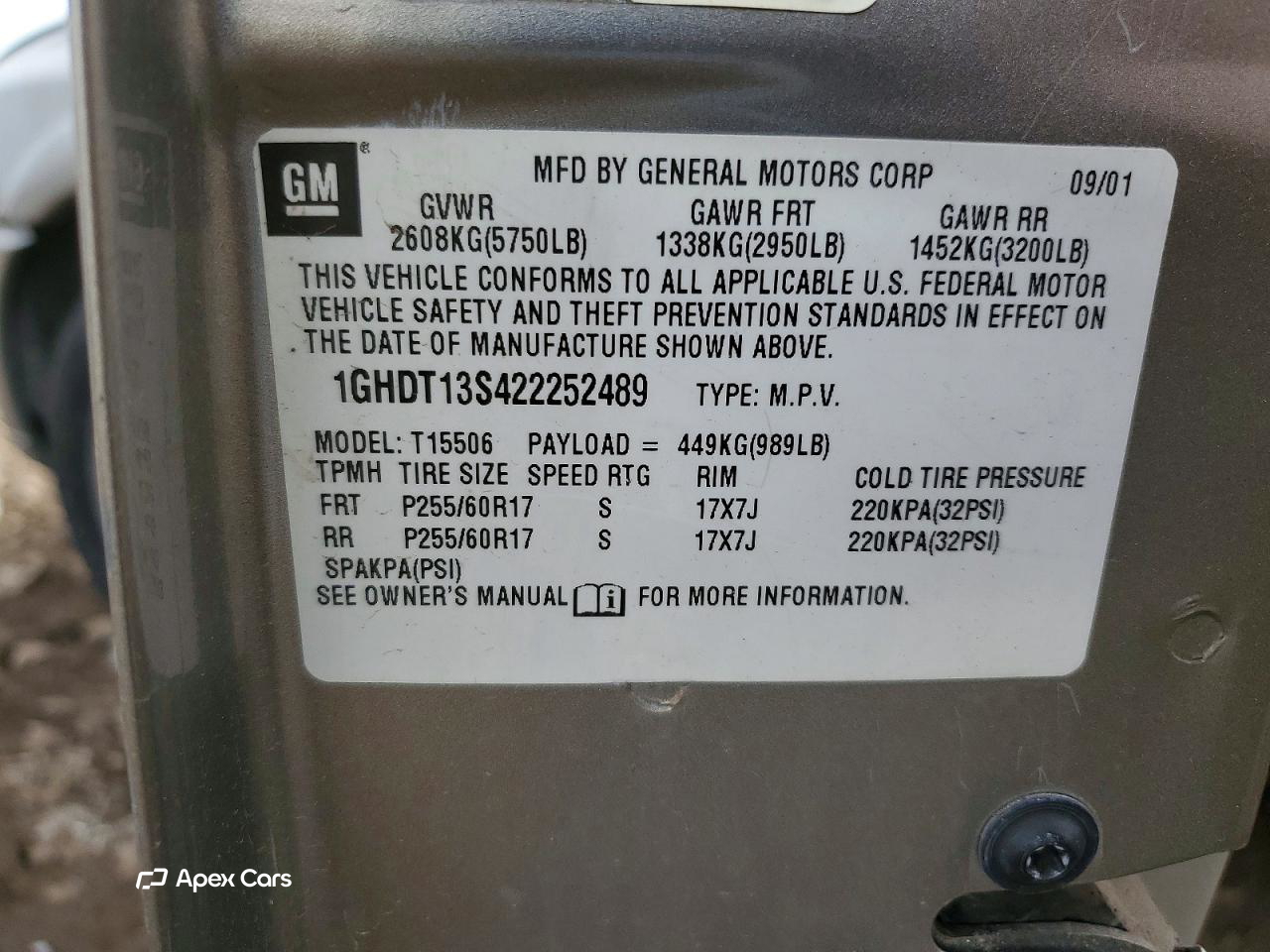 Oldsmobile Bravada 2002