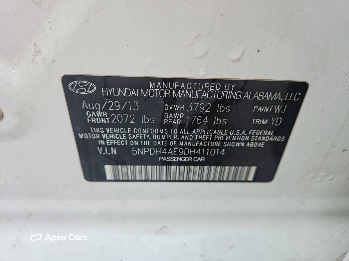 Hyundai Elantra 2013
