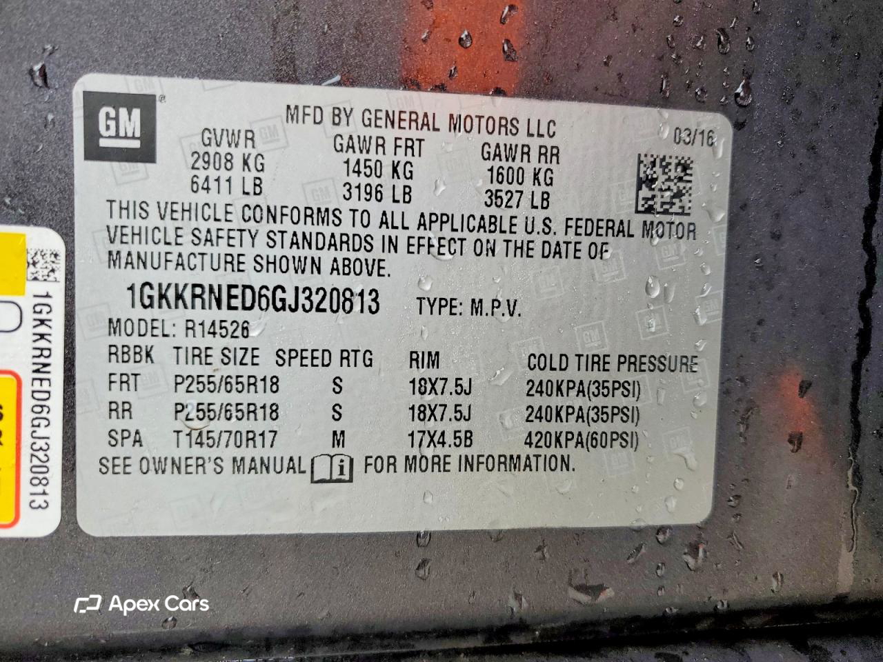GMC Acadia 2016