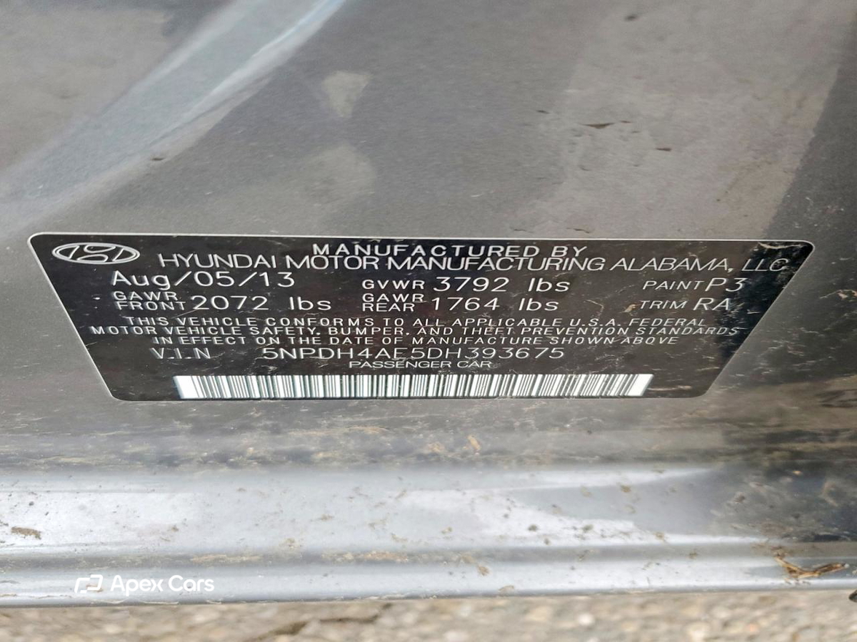 Hyundai Elantra 2013