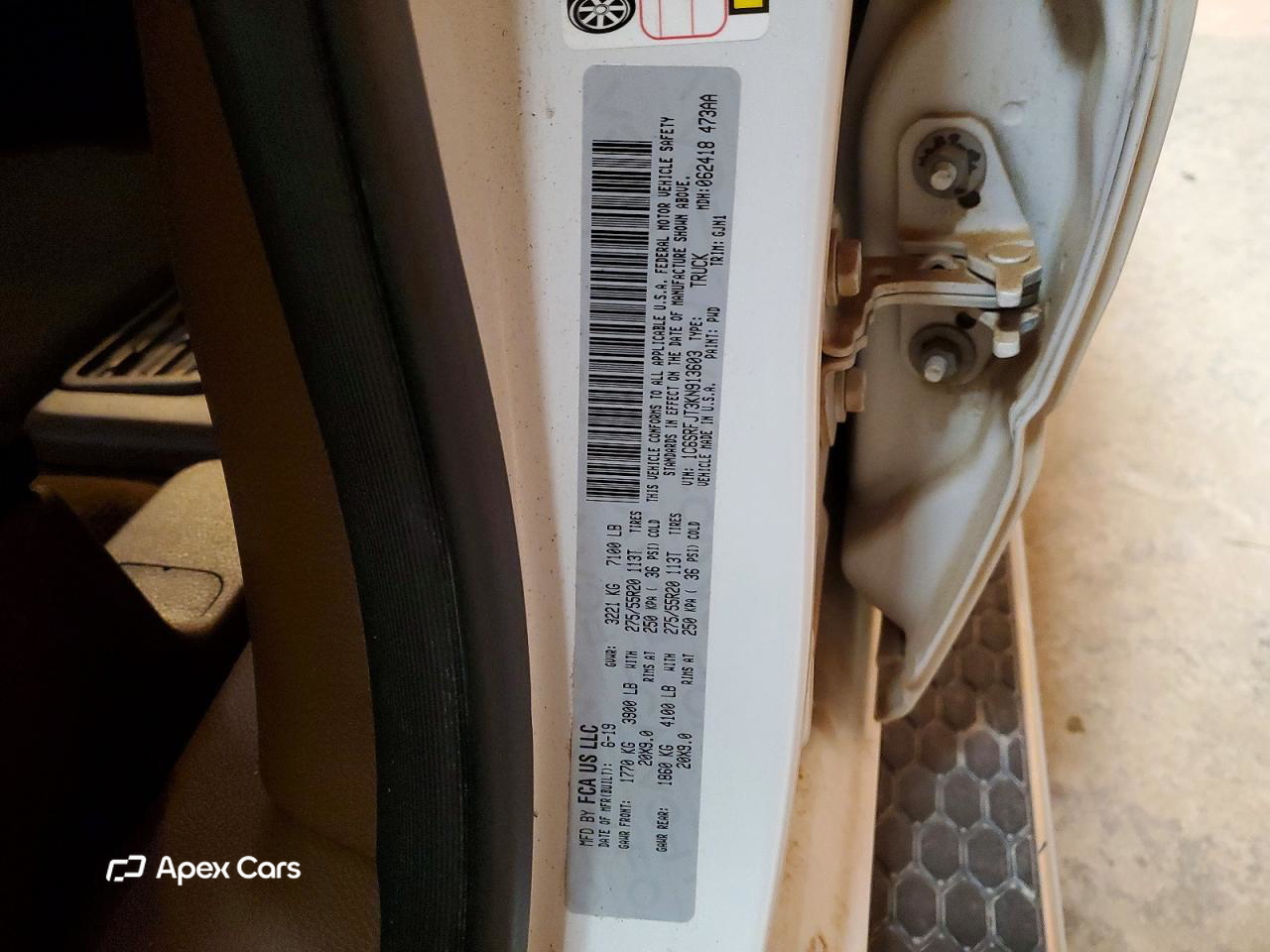 RAM 1500 2019