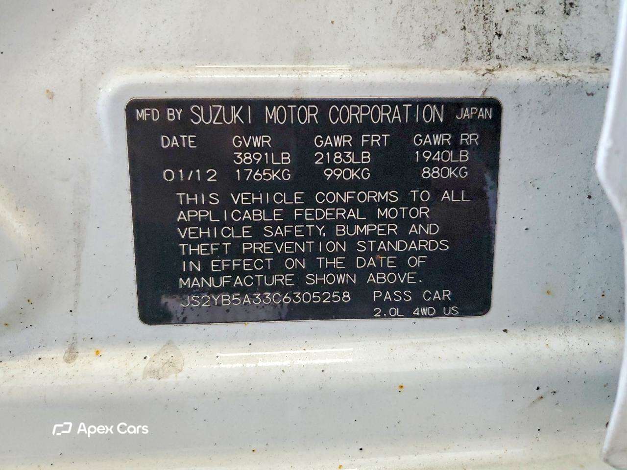 Suzuki SX4 2012