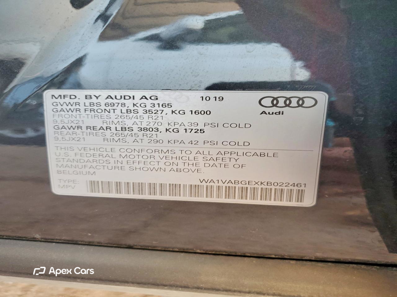 Audi e-tron 2019