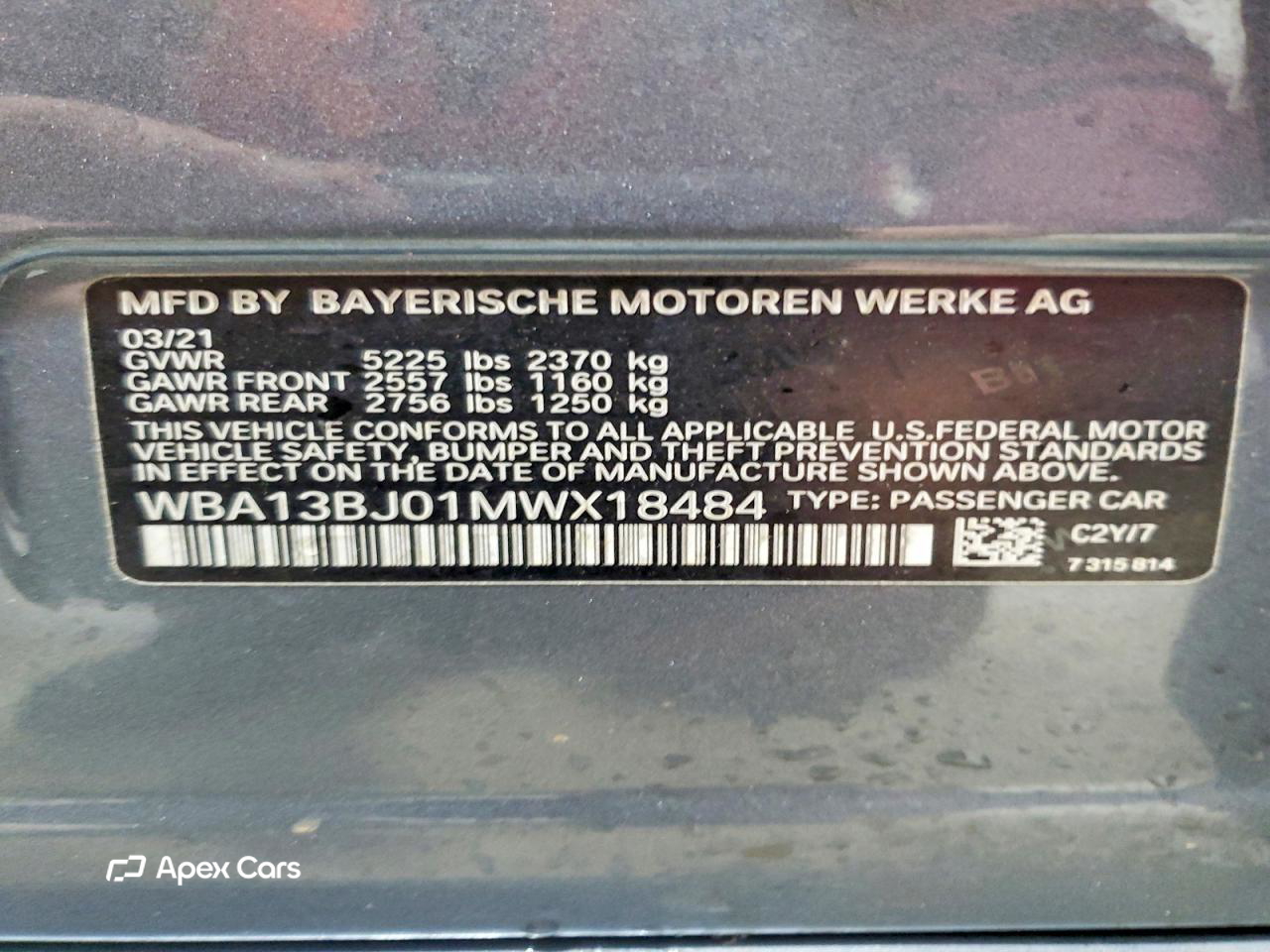 BMW Series 5 2021
