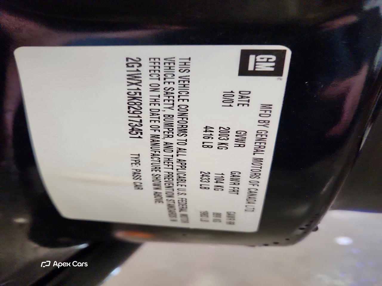 Chevrolet Monte Carlo 2002