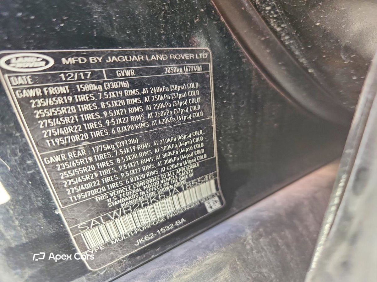 Land Rover Range Rover 2018