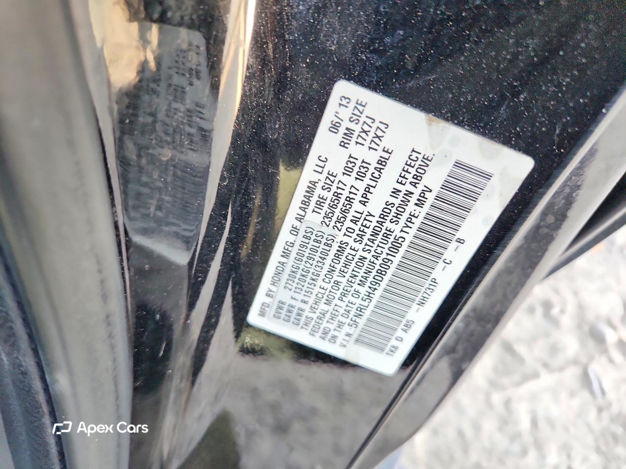 Honda Odyssey 2013