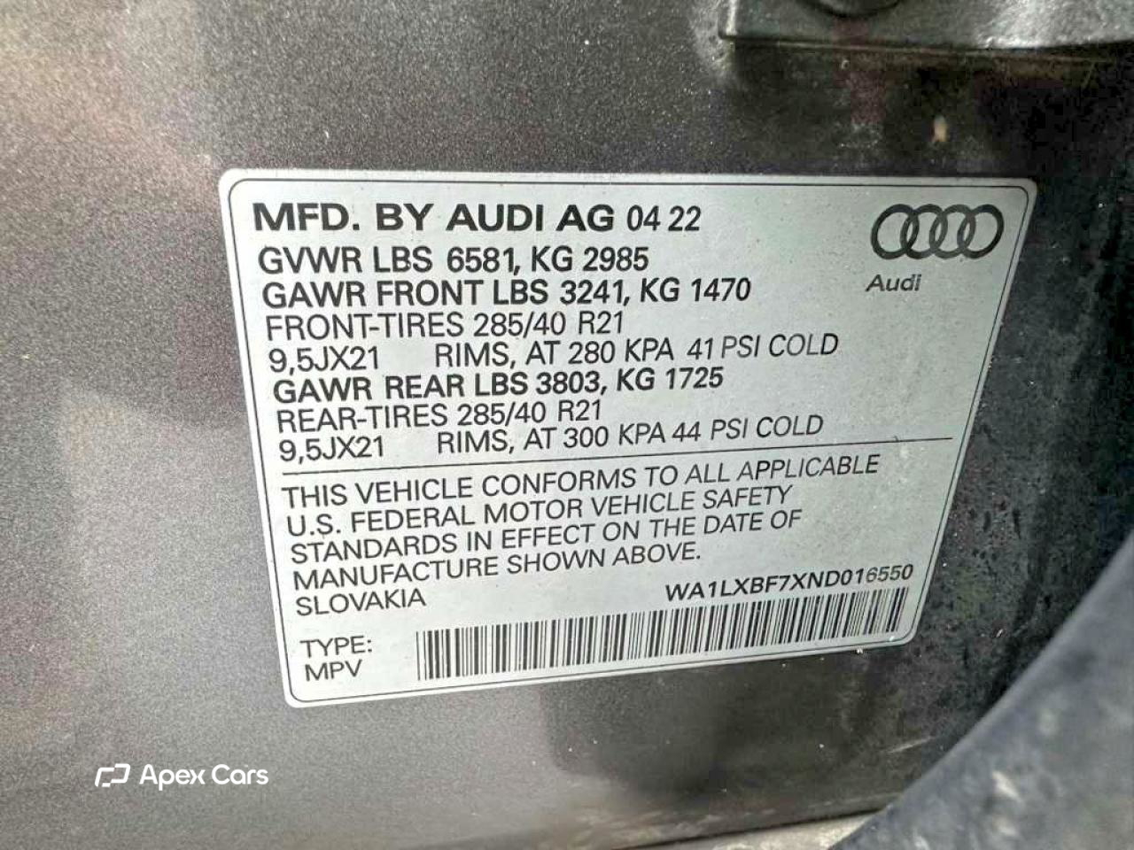 Audi Q7 2022