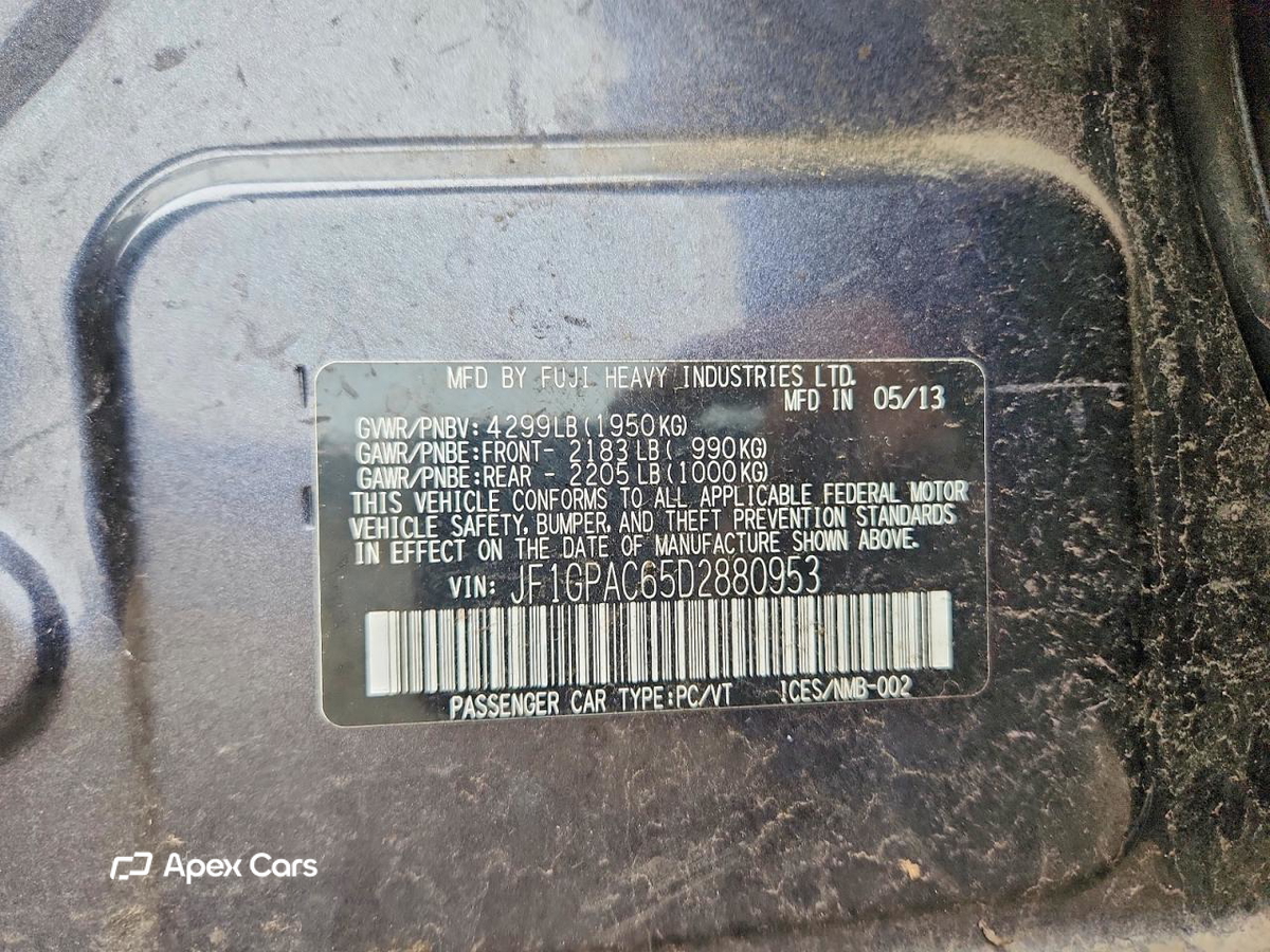 Subaru Impreza 2013