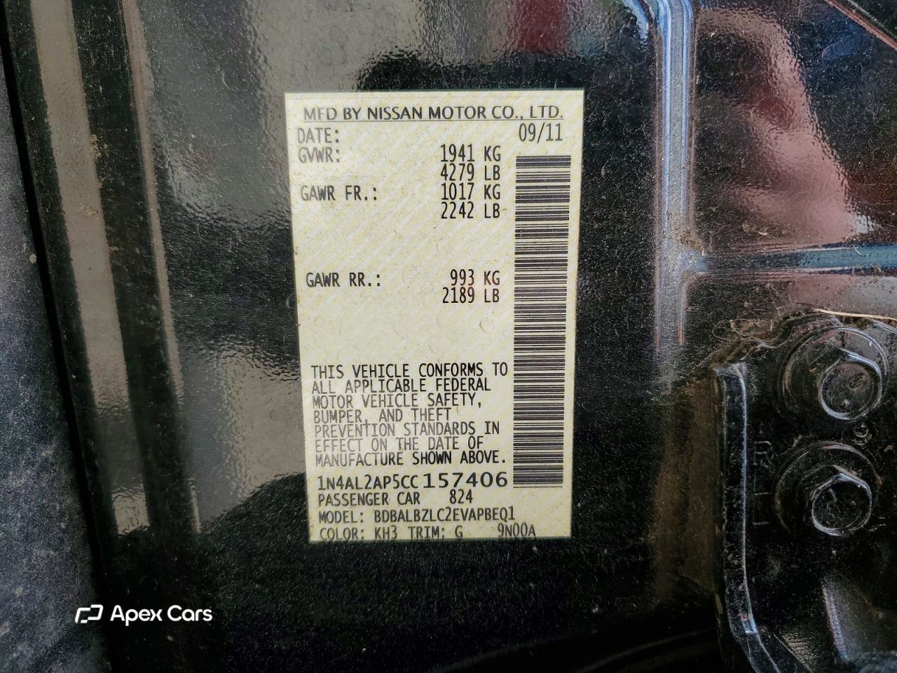Nissan Altima 2012