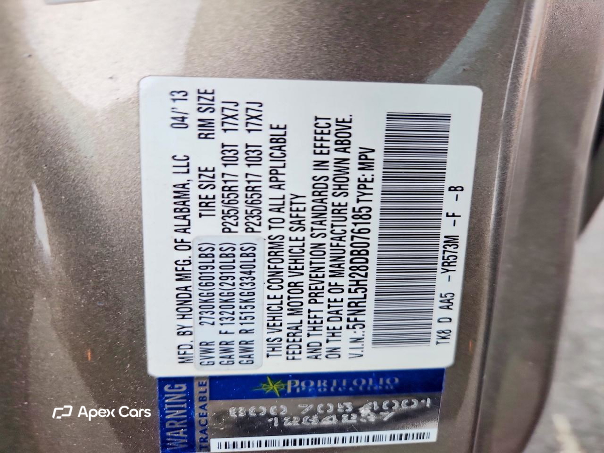 Honda Odyssey 2013