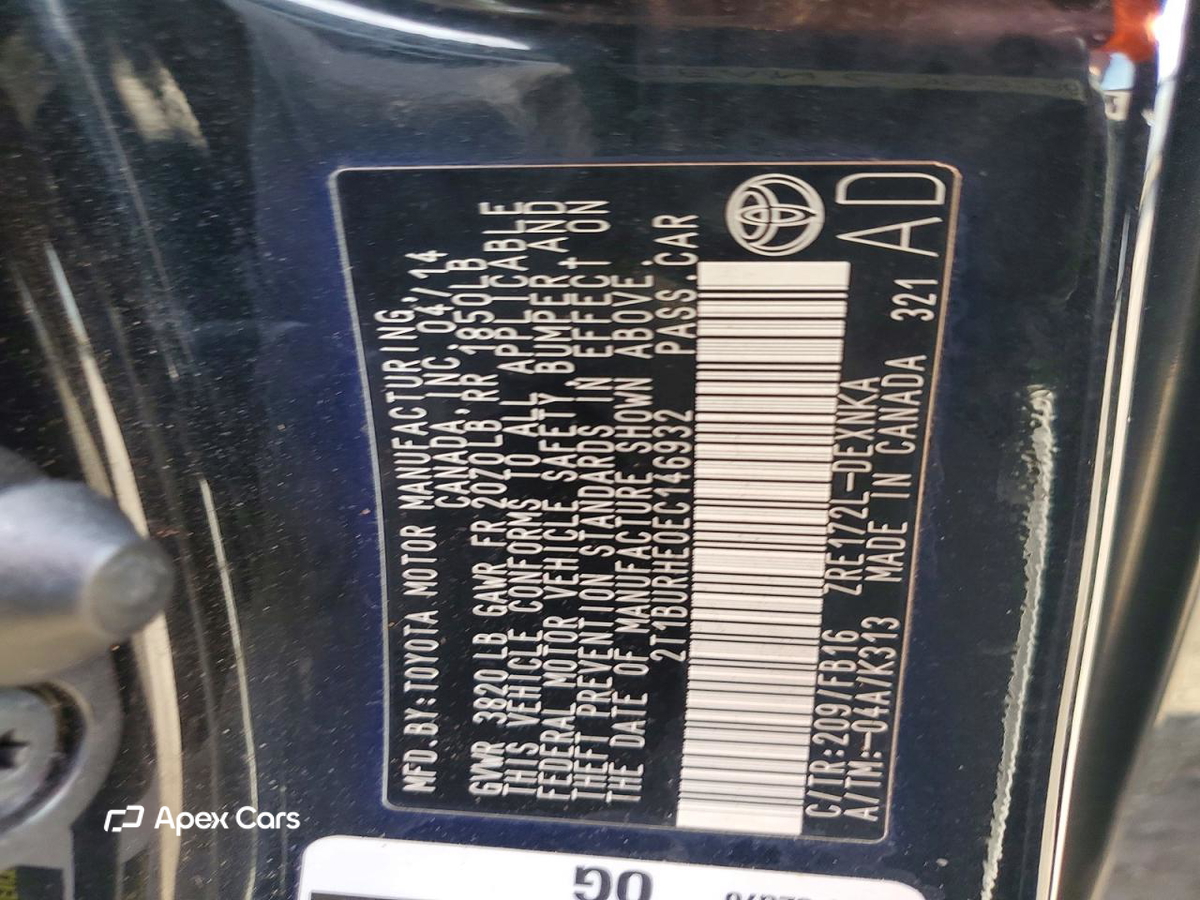 Toyota Corolla 2014