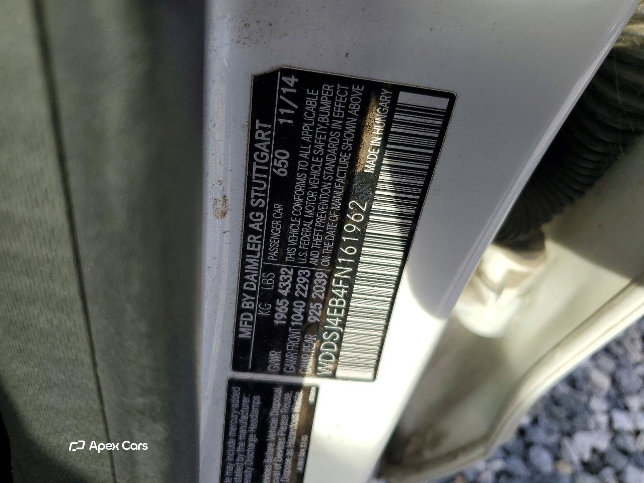 Mercedes-Benz CLA-klasse 2015