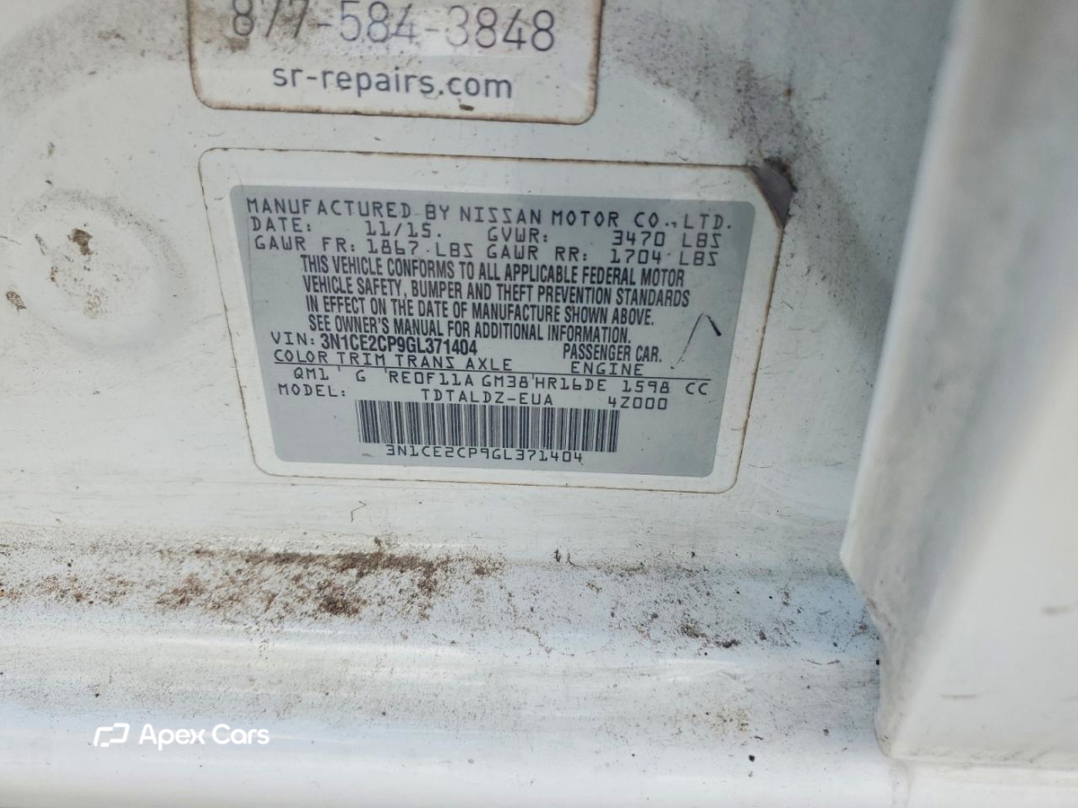 Nissan Versa 2016