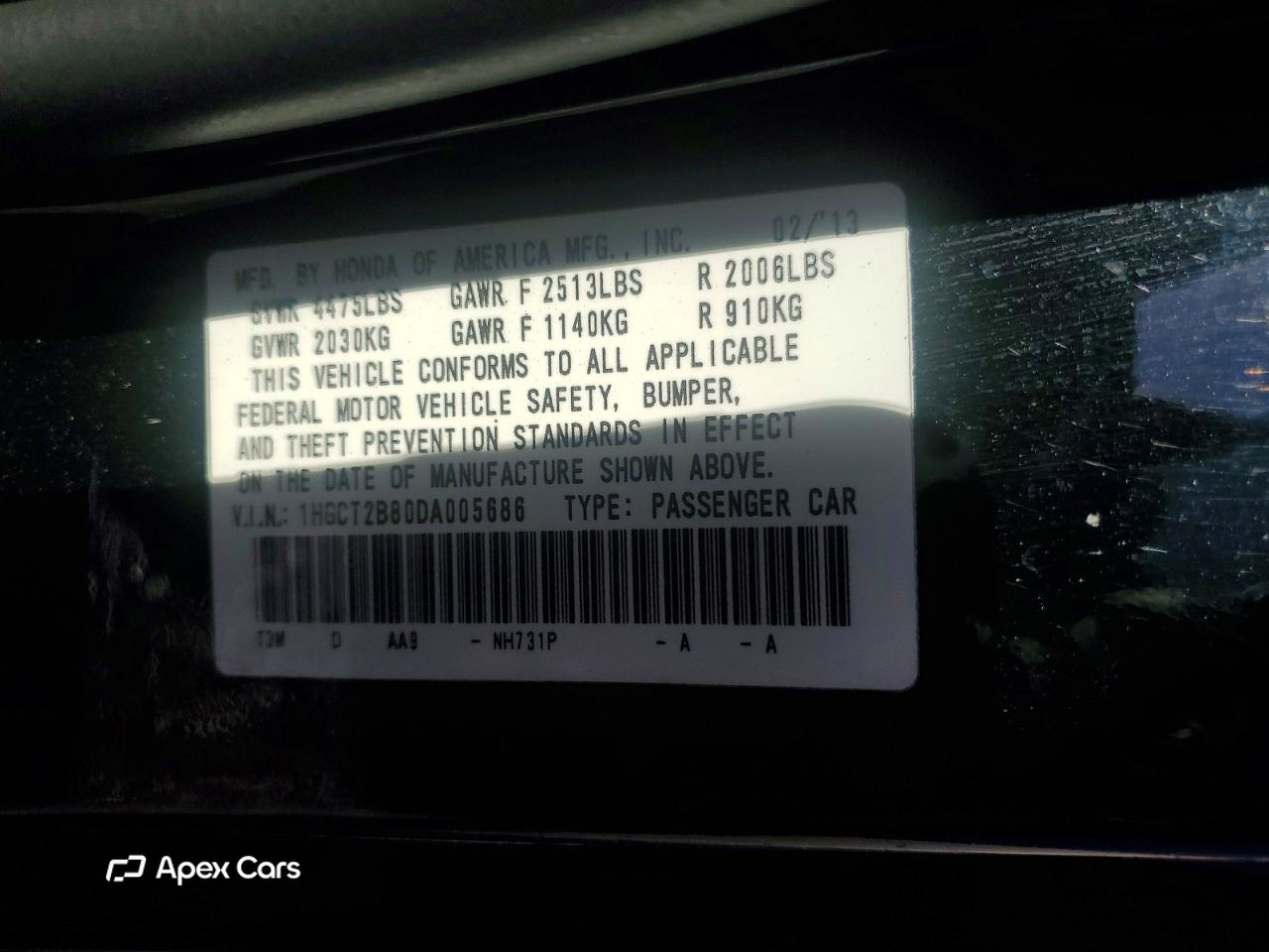 Honda Accord 2013