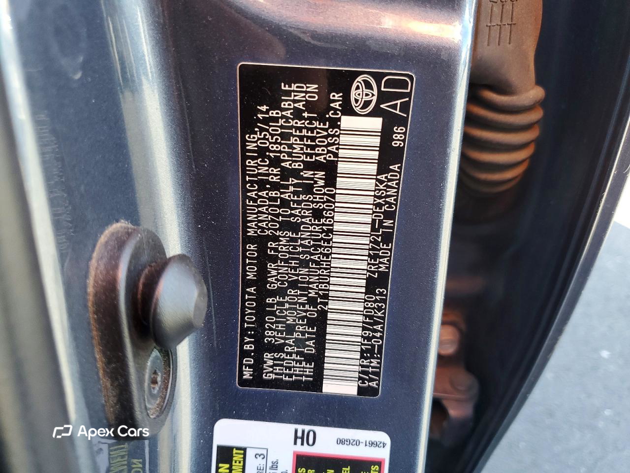 Toyota Corolla 2014