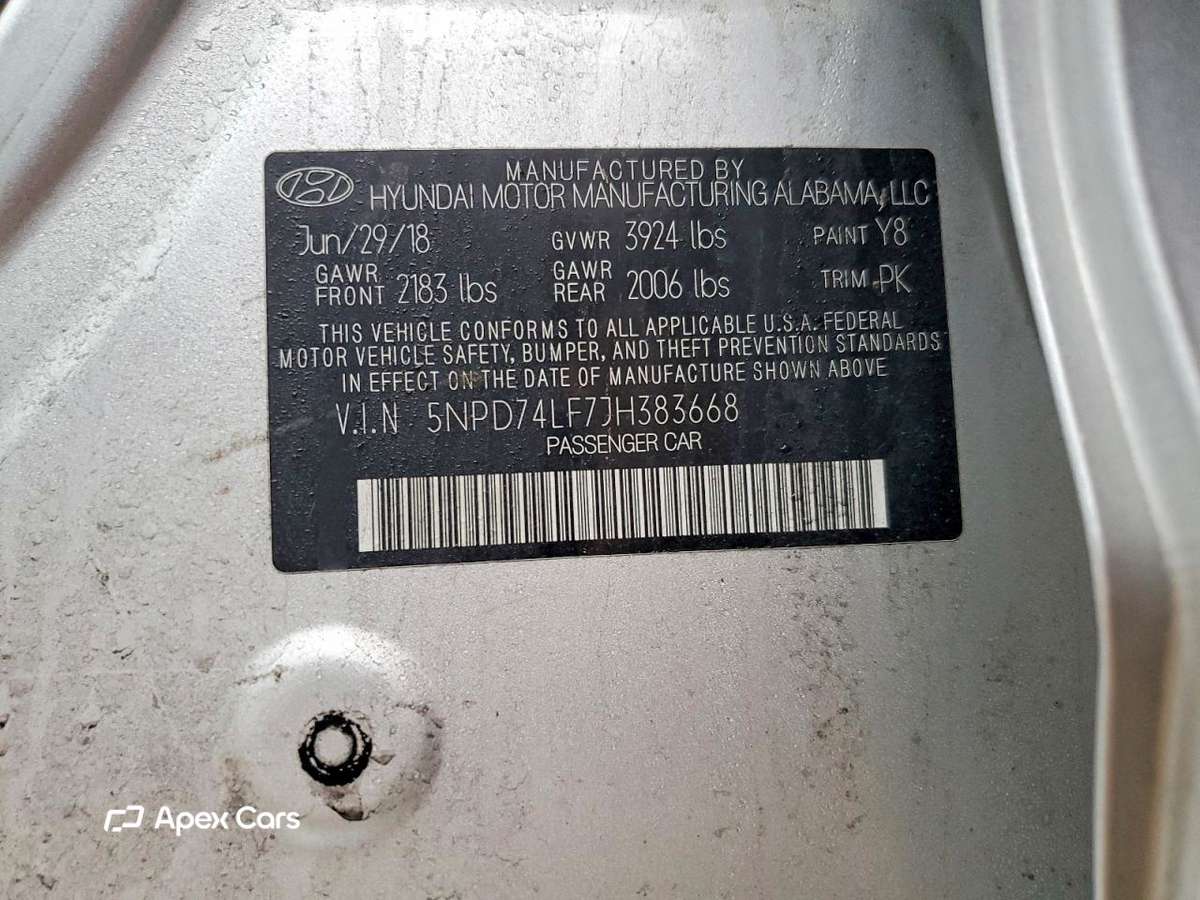 Hyundai Elantra 2018