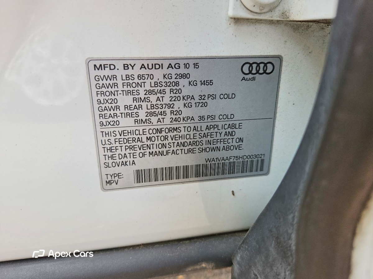 Audi Q7 2017