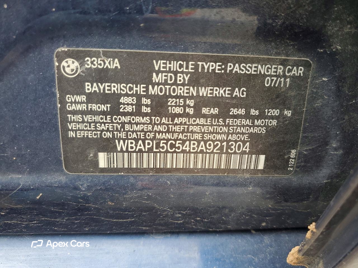 BMW Series 3 2011