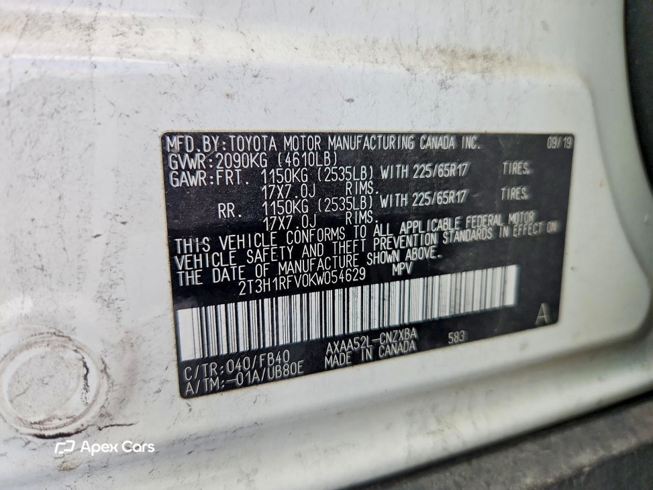 Toyota RAV 4 2019
