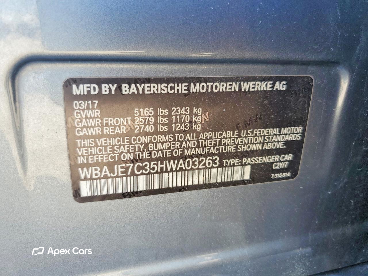 BMW Series 5 2017