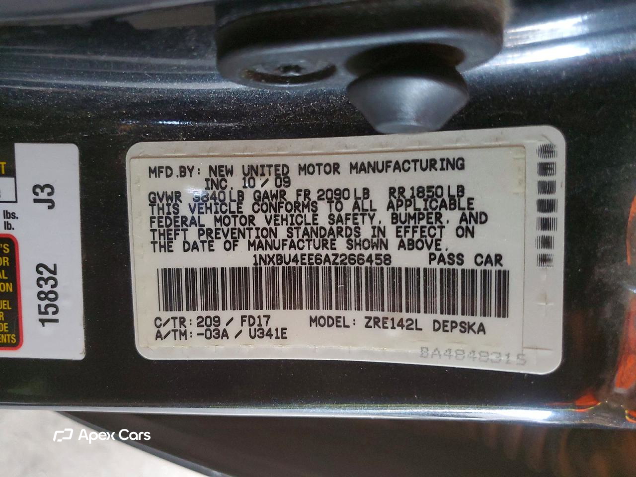 Toyota Corolla 2010