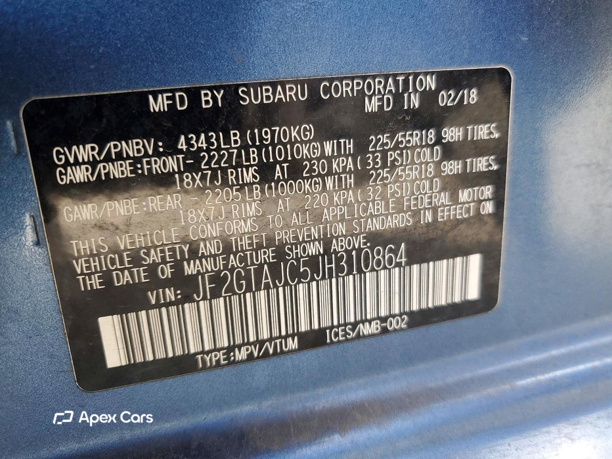 Subaru XV 2018