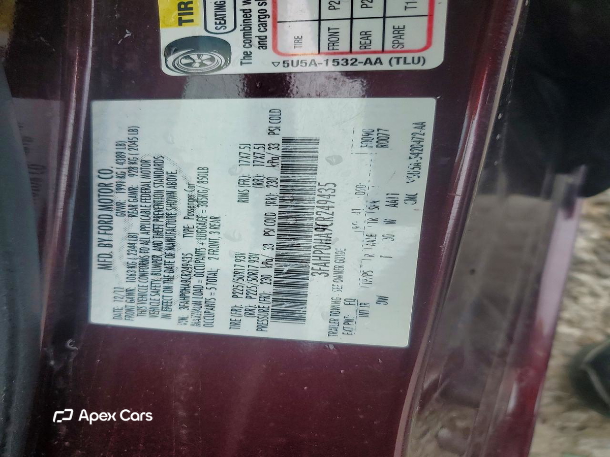 Ford Fusion 2012