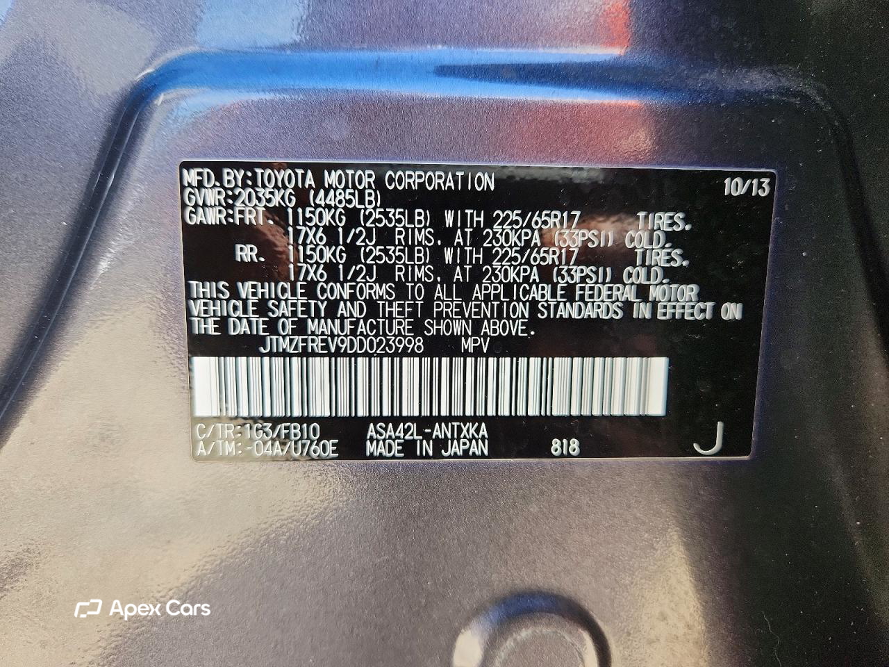 Toyota RAV 4 2013
