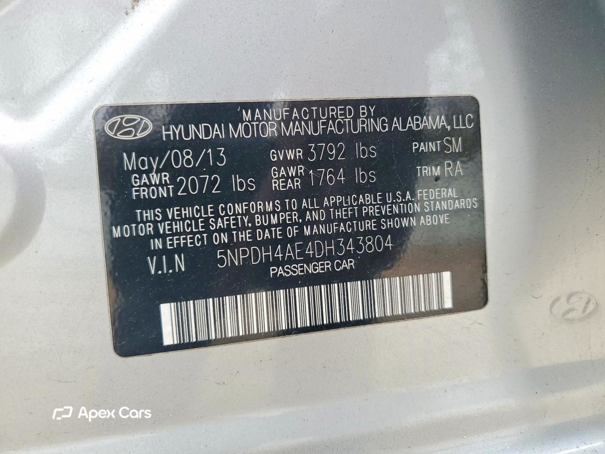 Hyundai Elantra 2013