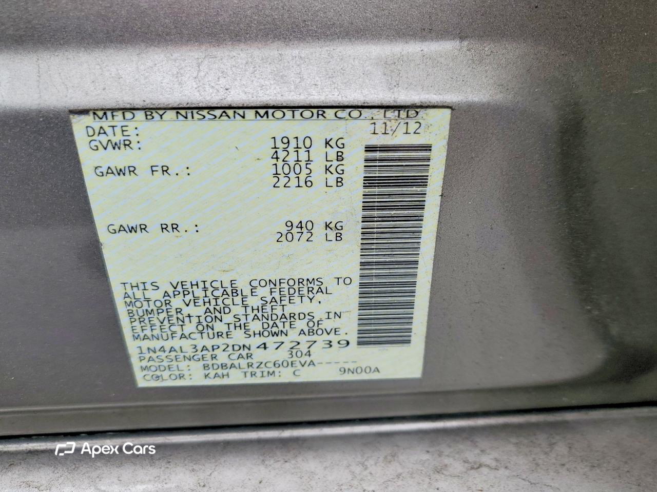 Nissan Altima 2013