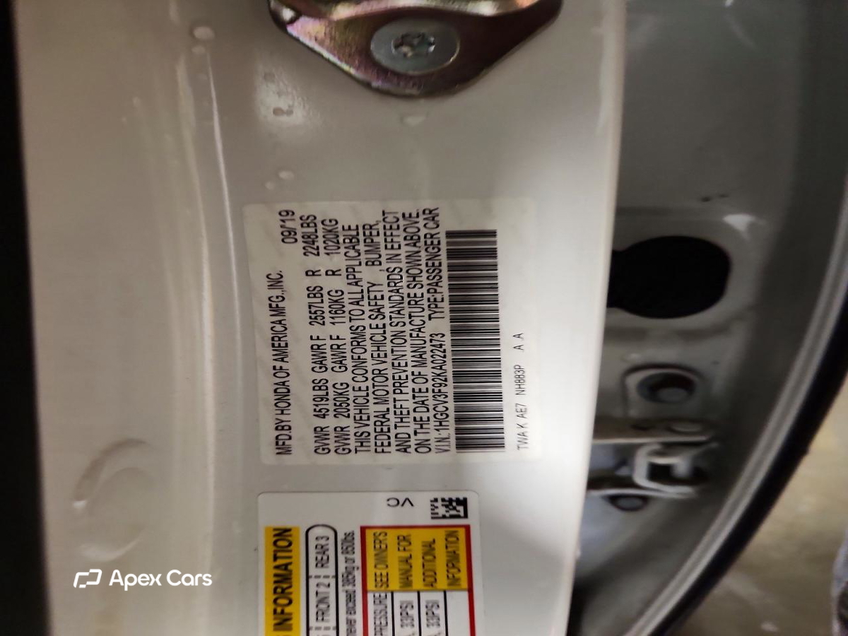 Honda Accord 2019