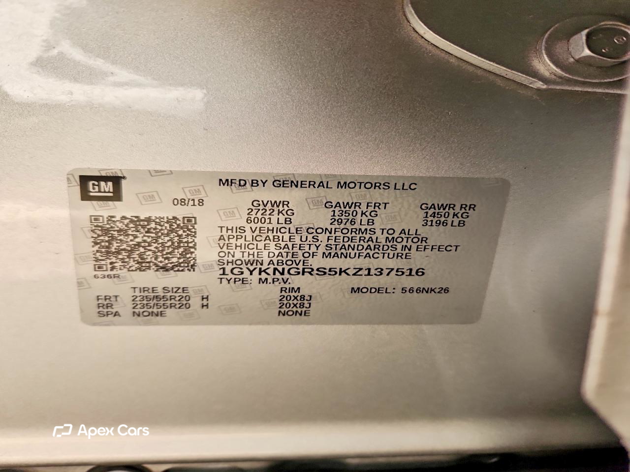 Cadillac XT5 2019
