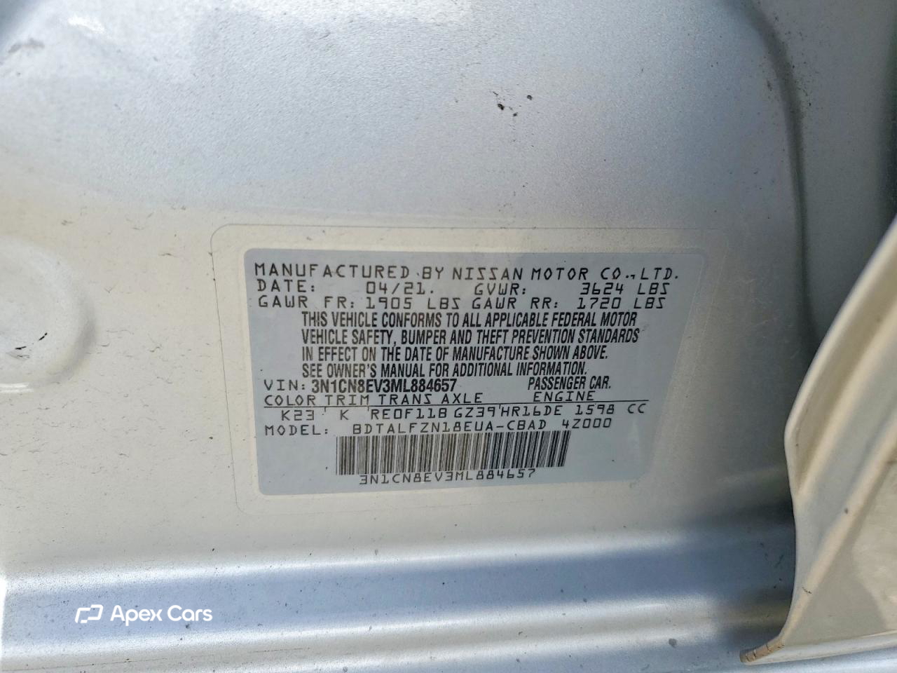 Nissan Versa 2021