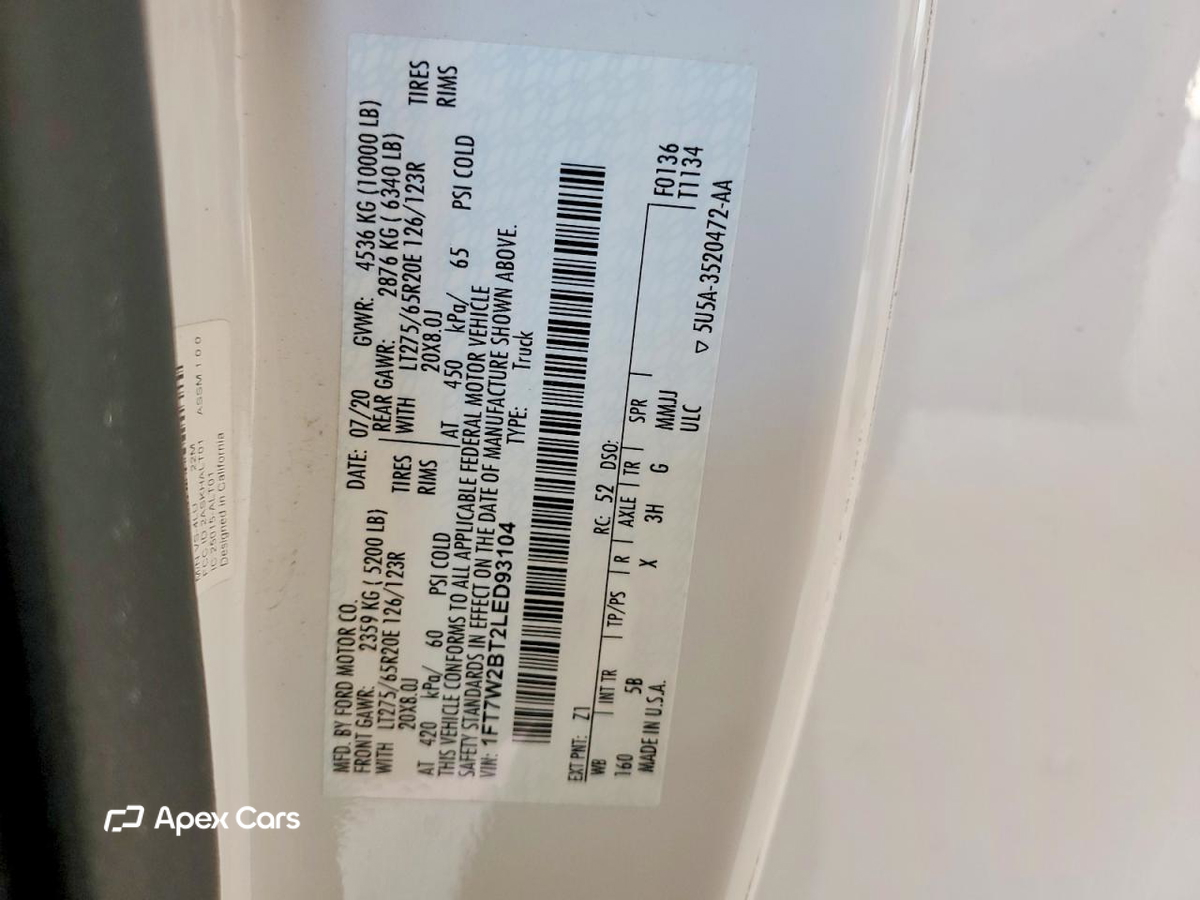 Ford F250 2020