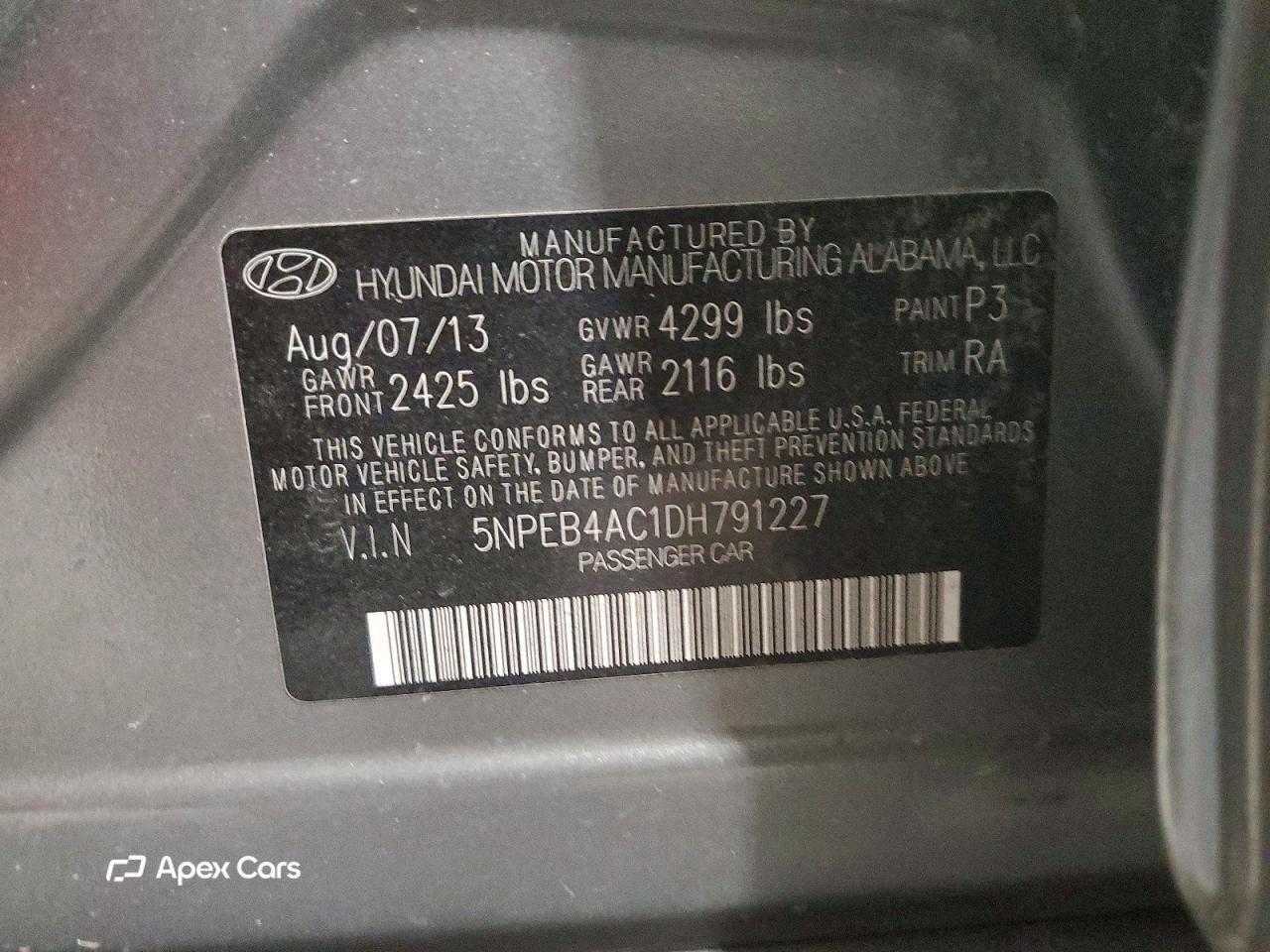 Hyundai Sonata 2013
