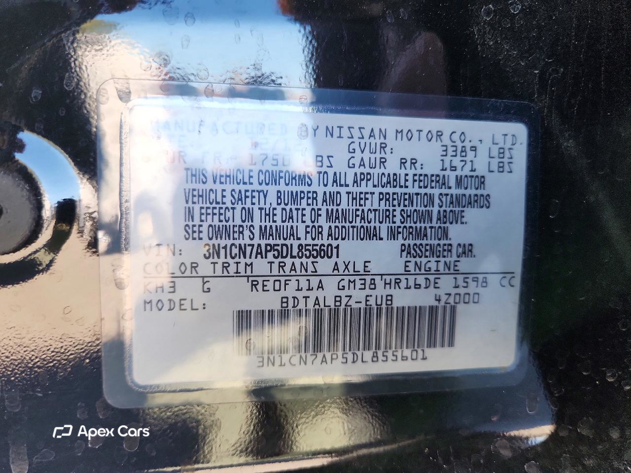 Nissan Versa 2013