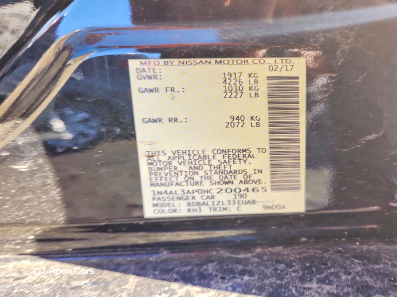 Nissan Altima 2017