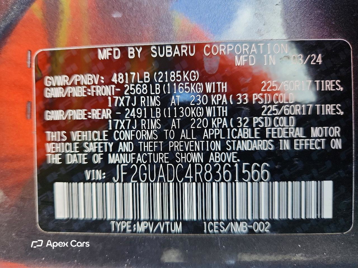 Subaru XV 2024
