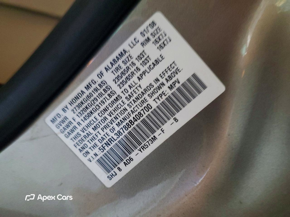 Honda Odyssey 2008