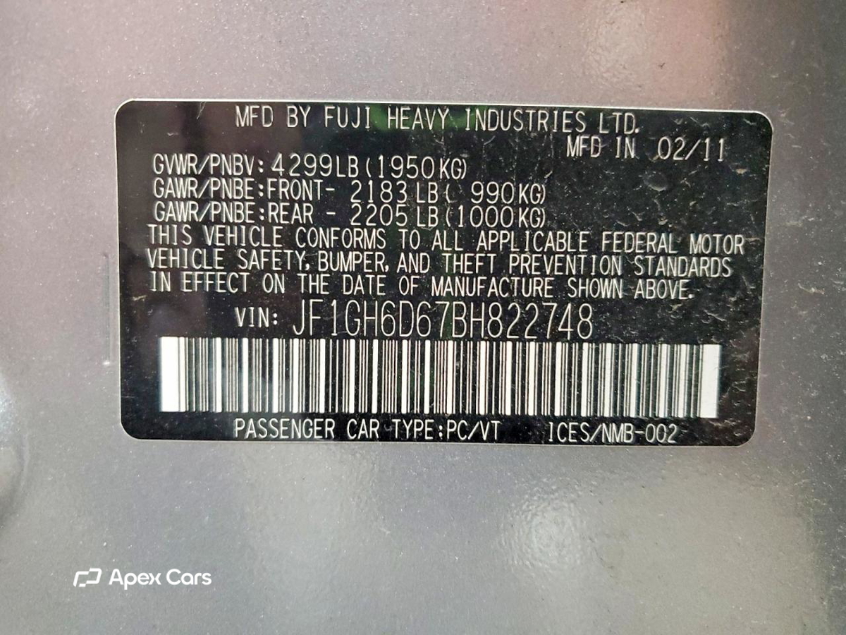 Subaru Impreza 2011