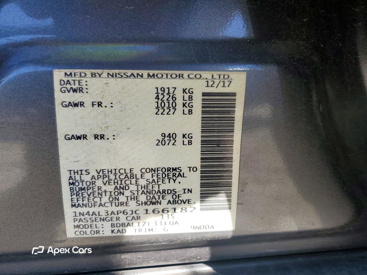 Nissan Altima 2018