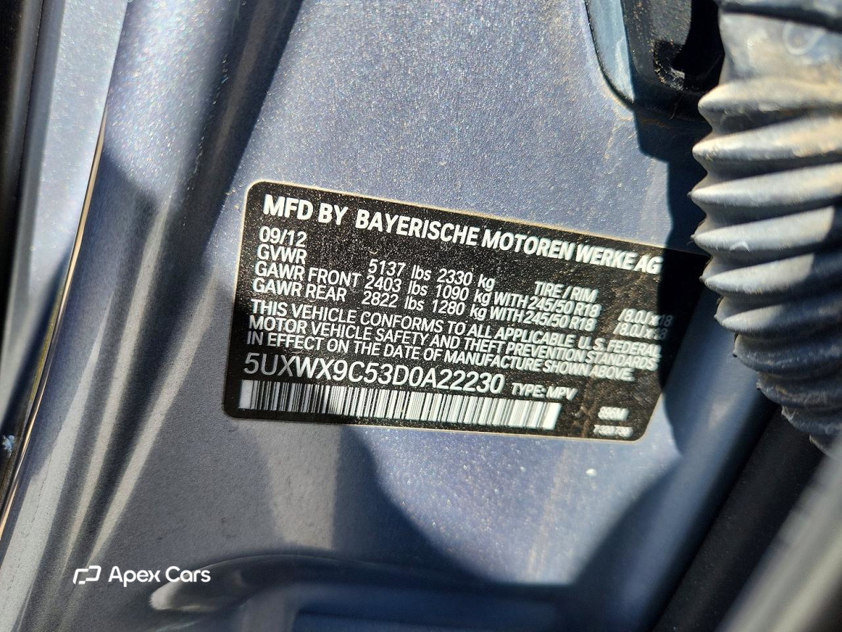 BMW X3 2013